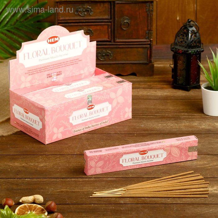 Благовония Благовония "HEM" 15 гр. Масала Цветочный букет