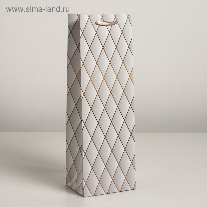 Пакет ламинированный под бутылку, 12 х 9 х 36 см Пакет ламинированный под бутылку, 12 х 9 х 36 см