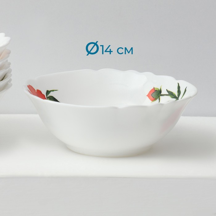 Сервиз столовый «Бархатная роза», 37 предметов, стеклокерамика Сервиз столовый «Бархатная роза», 37 предметов, стеклокерамика