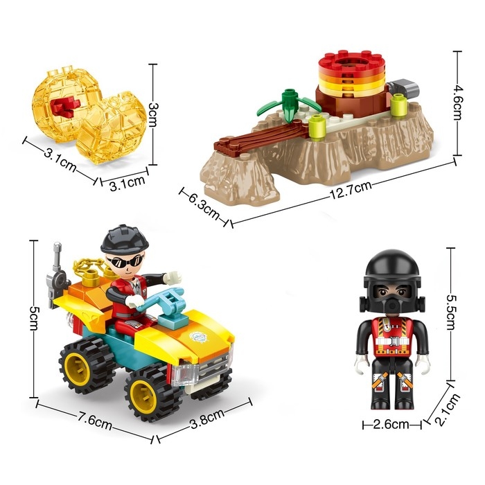 Конструктор «Кладоискатели. Золотая лихорадка», 105 деталей Конструктор «Кладоискатели. Золотая лихорадка», 105 деталей