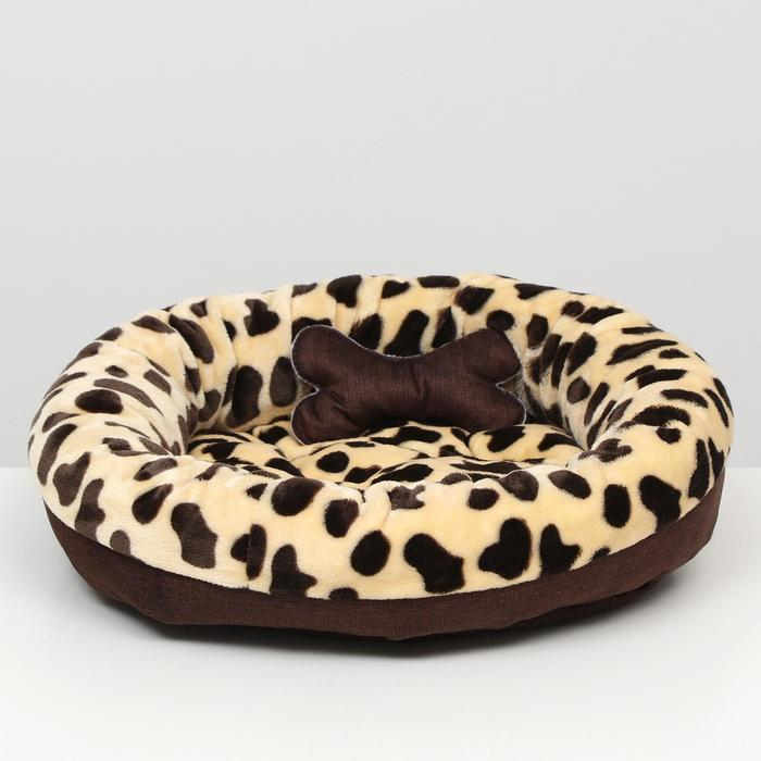 Лежанка Perseiline ЛМ-11 45 x 45 x 12 см, с косточкой, микс Лежанка Perseiline ЛМ-11 45 x 45 x 12 см, с косточкой, микс