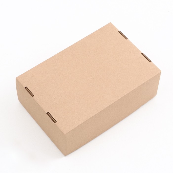 Коробка складная, крышка-дно 24 х 17 х 9 см, бурая Коробка складная, крышка-дно 24 х 17 х 9 см, бурая