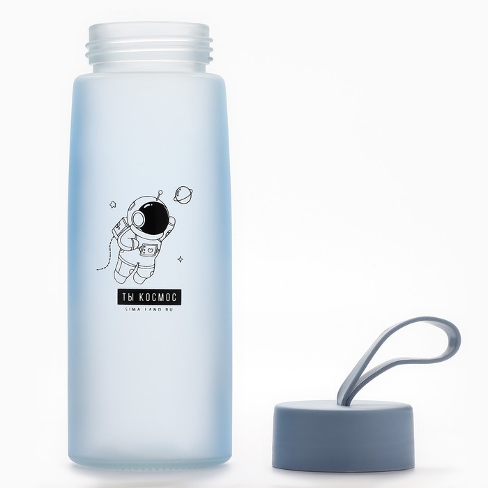Бутылка стеклянная для воды «Ты космос», 450 мл Бутылка стеклянная для воды «Ты космос», 450 мл