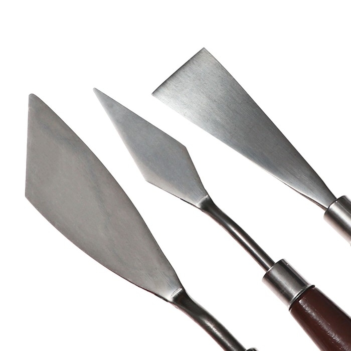 Набор мастихинов для художника, 3 предмета (0,5,14) Набор мастихинов для художника, 3 предмета (0,5,14)