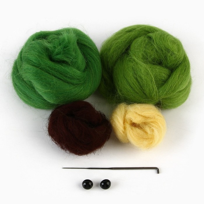 Игрушка из шерсти «Милое авокадо» Игрушка из шерсти «Милое авокадо»