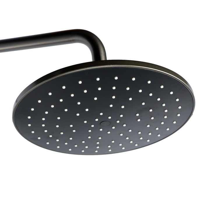 Душевая система ZEIN Z3865, смеситель, излив, тропическая и ручная лейка, латунь, графит Душевая система ZEIN Z3865, смеситель, излив, тропическая и ручная лейка, латунь, графит