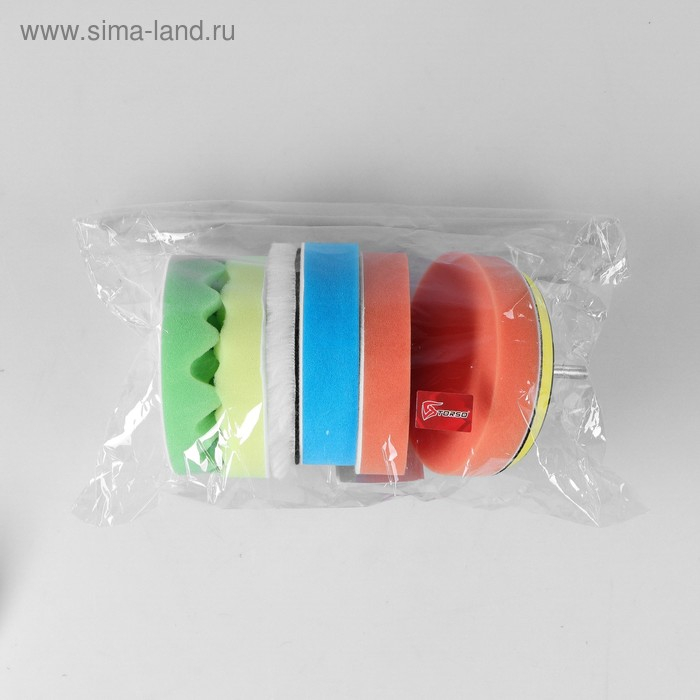 Круг для полировки TORSO, 125 мм, набор 8 предметов