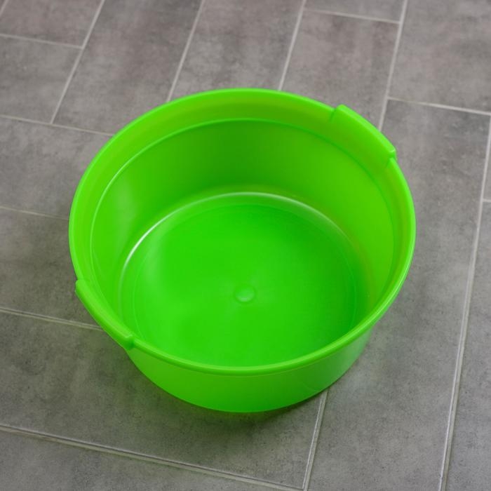 Таз пластиковый круглый, 15 л, цвет микс Таз пластиковый круглый, 15 л, цвет микс