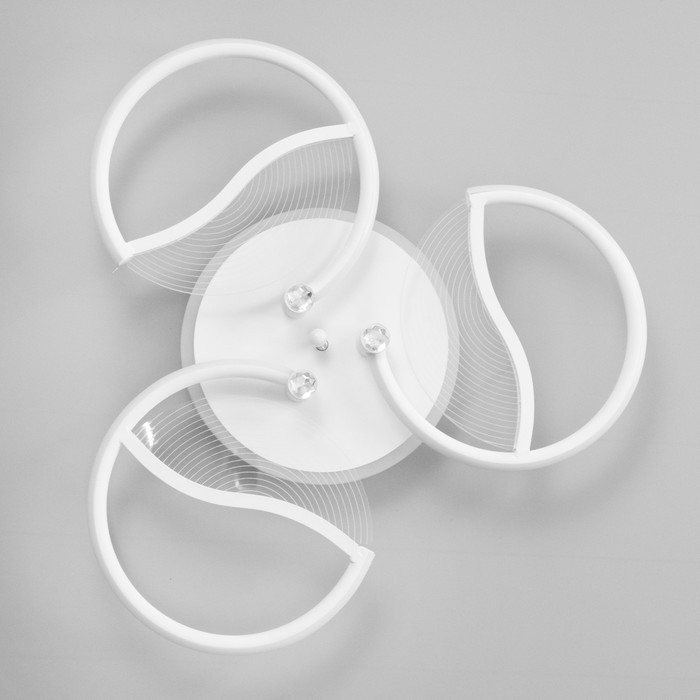 Люстра Люстра "Анита" 3хLED 90Вт 3000-6000К RGB белый 60х60х8см