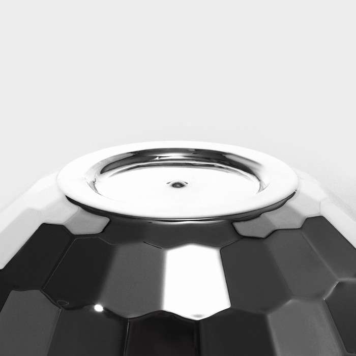 Бокал с крышкой и трубочкой Доляна «Сияние», 600 мл, 11×11×10,5 см, цвет серебряный Бокал с крышкой и трубочкой Доляна «Сияние», 600 мл, 11×11×10,5 см, цвет серебряный