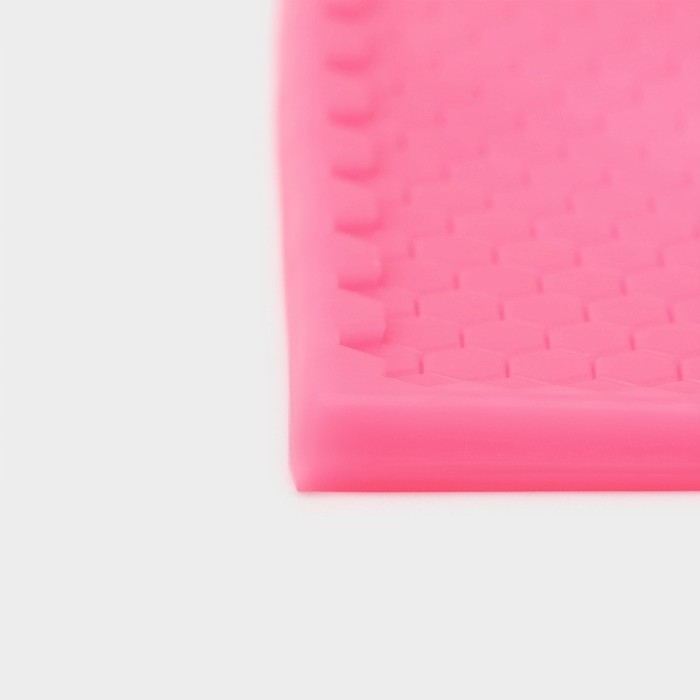 Молд Доляна «Пчелиные соты», силикон, 17×12,5×0,5 см, цвет МИКС Молд Доляна «Пчелиные соты», силикон, 17×12,5×0,5 см, цвет МИКС