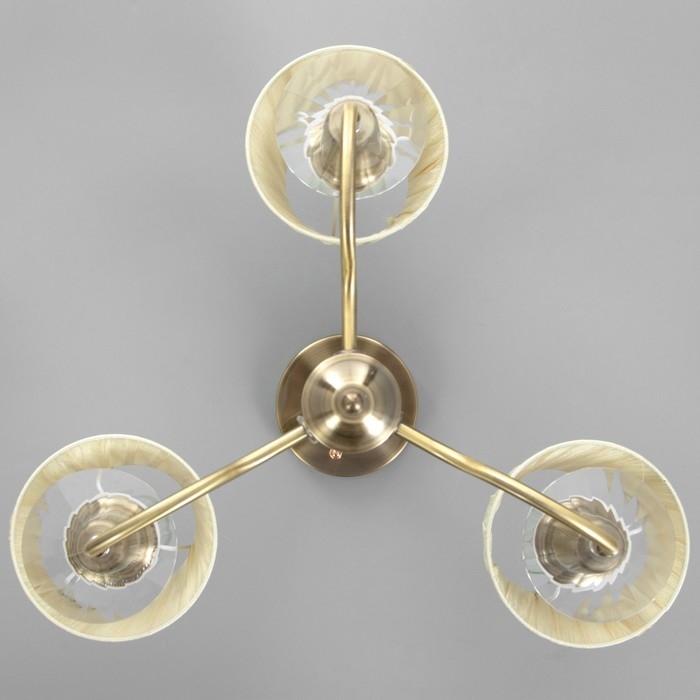 Люстра Люстра "Авиталь" 3xЕ14 40Вт бронза 58х58х80 см BayerLux