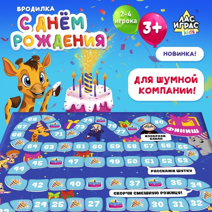 Настольная игра «С днём рождения» Настольная игра «С днём рождения»