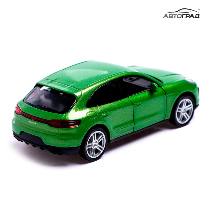 Машина металлическая PORSCHE MACAN S, 1:32, открываются двери, инерция, цвет зелёный Машина металлическая PORSCHE MACAN S, 1:32, открываются двери, инерция, цвет зелёный