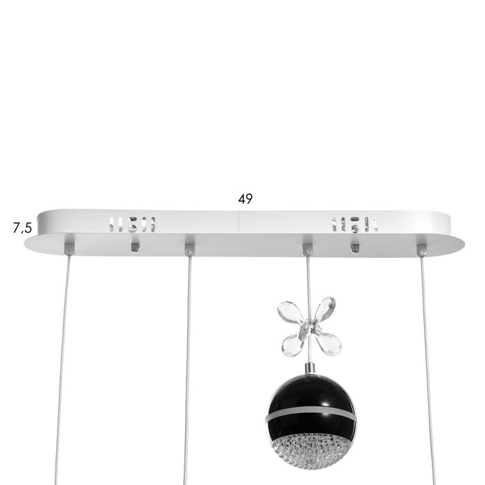 Светильник Светильник "Сенден" LED 92Вт 3000-6000К белый 80х18х100 см