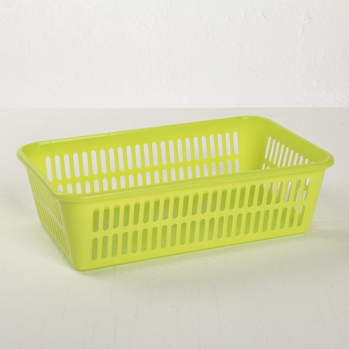 Корзина для хранения, 25×15×7 см, цвет МИКС Корзина для хранения, 25×15×7 см, цвет МИКС