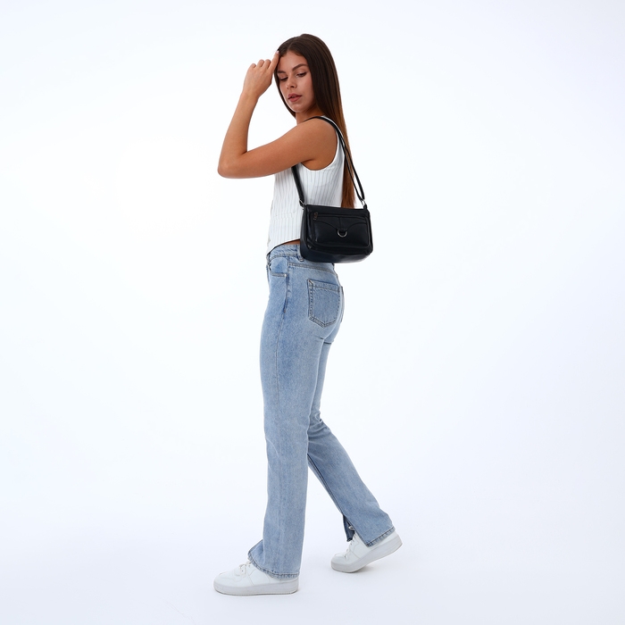 Сумка женская на молнии, цвет чёрный Сумка женская на молнии, цвет чёрный