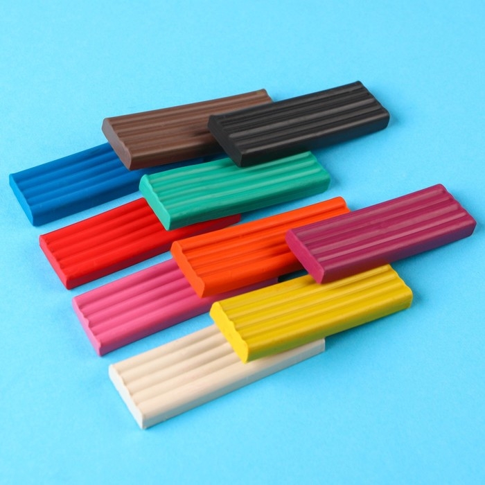 Пластилин 10 цветов 150 г, Смешарики Пластилин 10 цветов 150 г, Смешарики