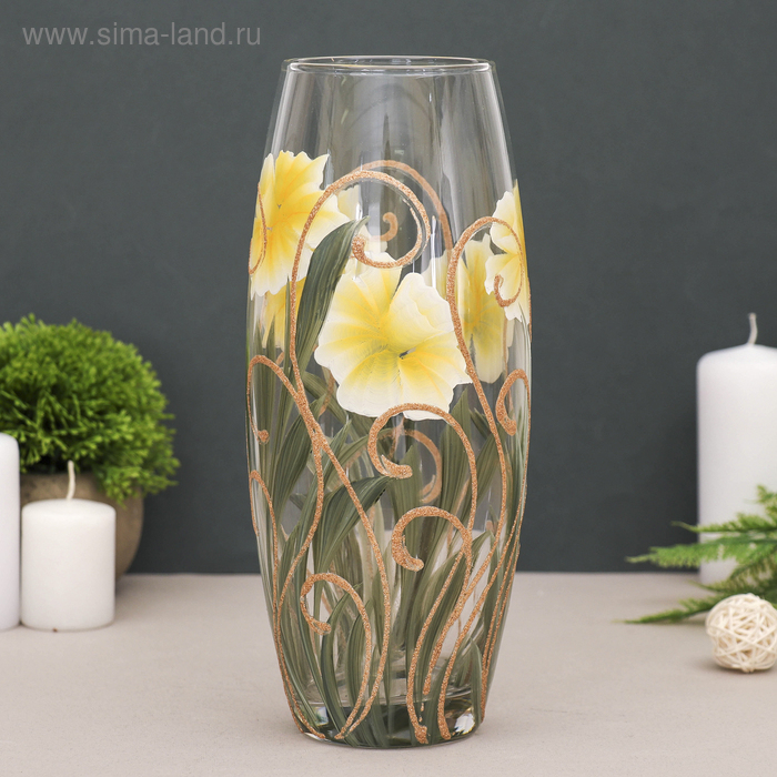 Ваза Ваза "Полевые цветы" d-7.5х11х26 см