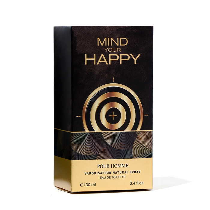 Туалетная вода мужская Mind Your Happy, 100 мл Туалетная вода мужская Mind Your Happy, 100 мл