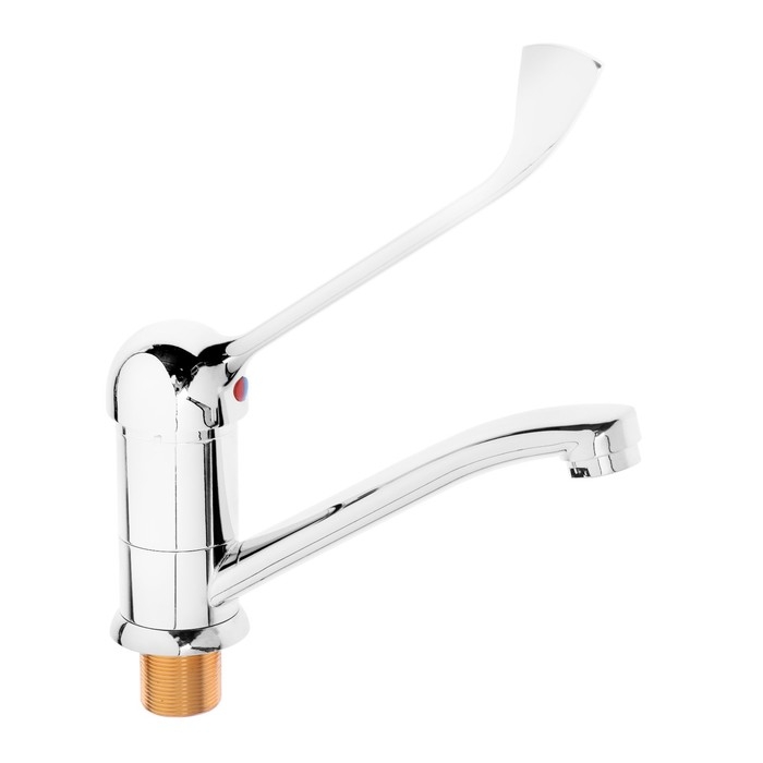 Смеситель для кухни Смеситель для кухни "Эверест" B45-37, однорычажный, короткий излив, хром