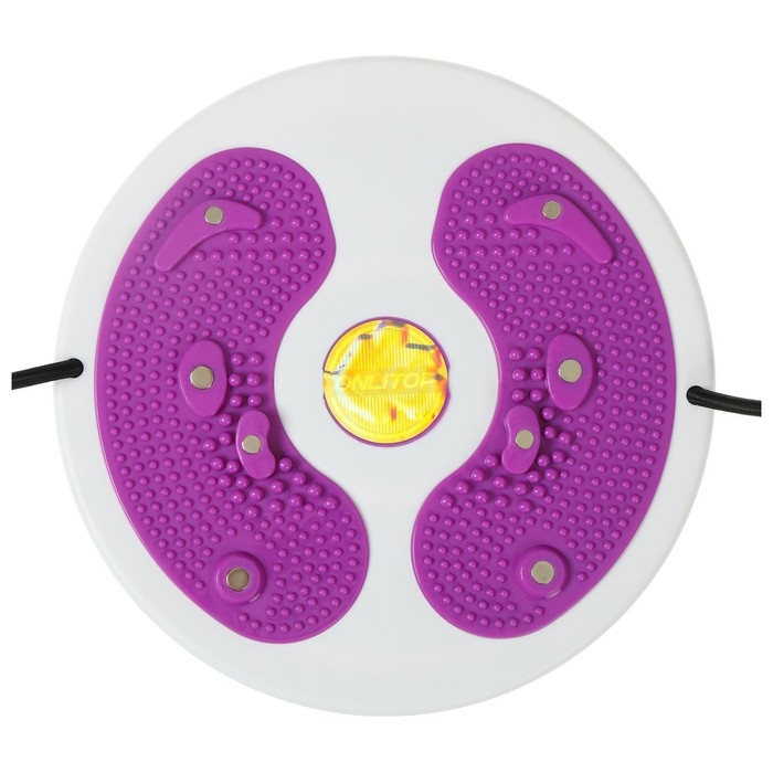 Диск здоровья ONLYTOP, с магнитными вставками, d=28 см, цвета МИКС Диск здоровья ONLYTOP, с магнитными вставками, d=28 см, цвета МИКС