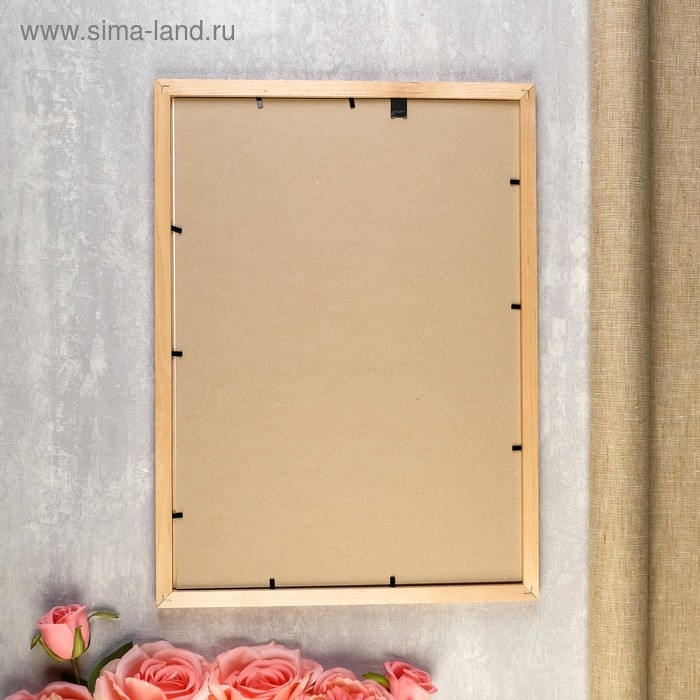 Фоторамка сосна с24 дуб 30х42 см (пластиковый экран)