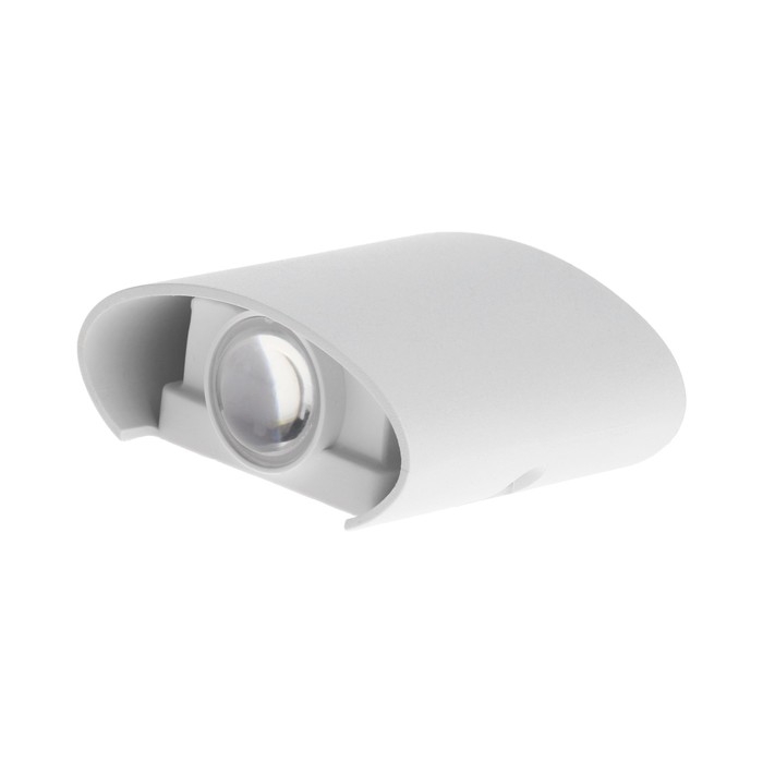 Светильник фасадный «Полусфера», FSD-074, 2 Вт, 4000К, 1 луч, IP65, 220 В, пластик, белый Светильник фасадный «Полусфера», FSD-074, 2 Вт, 4000К, 1 луч, IP65, 220 В, пластик, белый