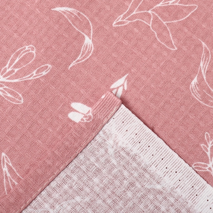 Простыня для бани Простыня для бани "Лилия" 150х180 см, 100% хлопок, вафельное полотно, 160 гр/м2