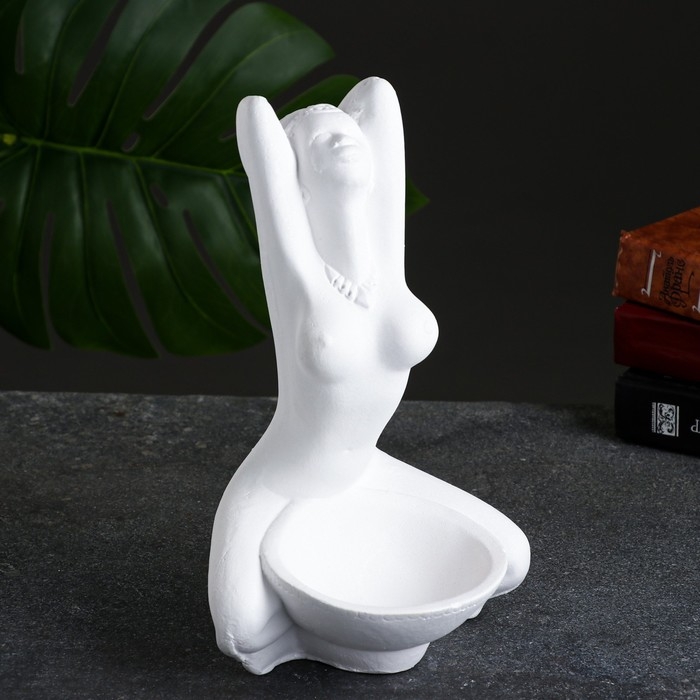 Подставка Подставка "Мулатка" белая 26х16х14см