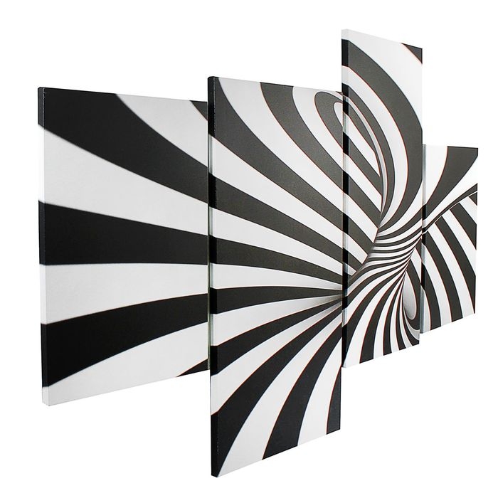 Картина модульная на подрамнике  Картина модульная на подрамнике "Абстракция" 2-30х45,1-30х69,1-34х69; 80*130 см