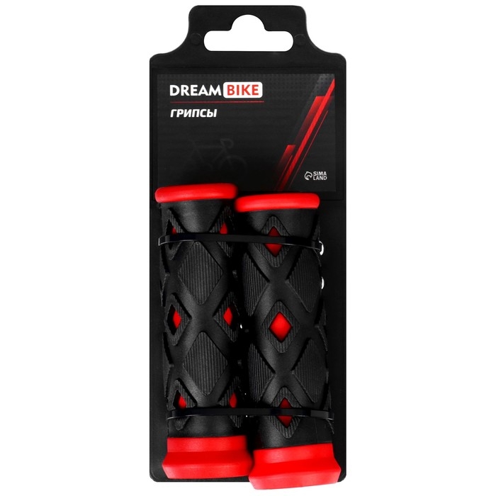 Грипсы Dream Bike, 100 мм, цвет красный Грипсы Dream Bike, 100 мм, цвет красный