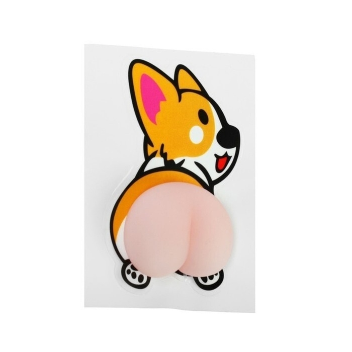 Аксессуар для авто Аксессуар для авто "Корги", силиконовая, 7.5×5.6 см