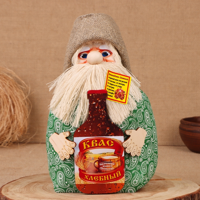 Домовой Домовой "Добрыня с квасом", 28х15х13 см