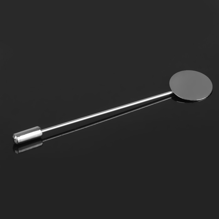 Основа «Брошь-игла» L= 7,5 см, площадка 1,5 см (набор 5 шт.), цвет серебро Основа «Брошь-игла» L= 7,5 см, площадка 1,5 см (набор 5 шт.), цвет серебро