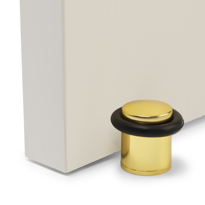 Упор дверной U302GP, d=27 мм, h=40 мм, цвет золото Упор дверной U302GP, d=27 мм, h=40 мм, цвет золото