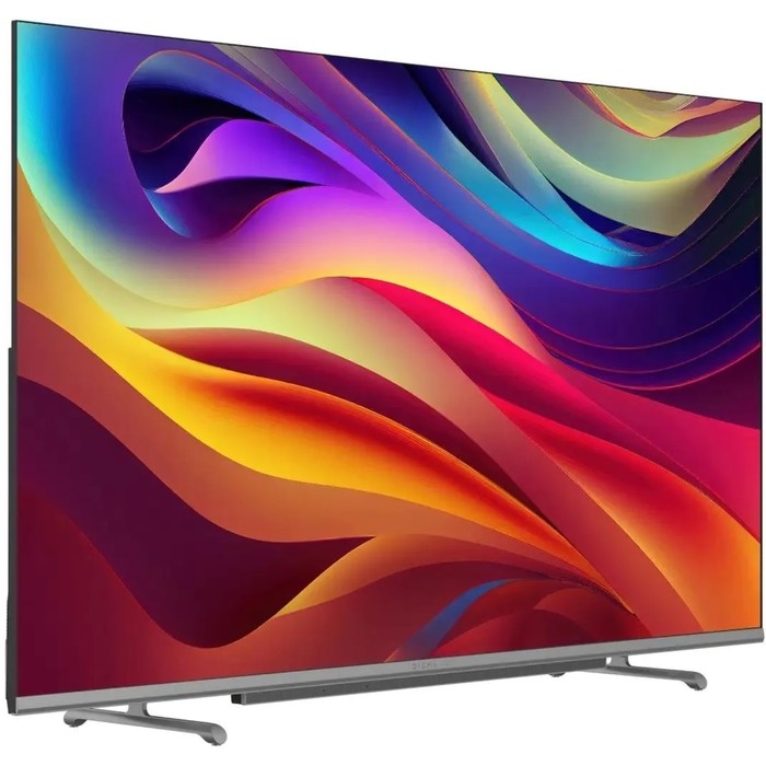 Телевизор Digma Pro 55L, 55 Телевизор Digma Pro 55L, 55",3840x2160, QLED, DVB-T2/C/S2, HDMI3, USB2, SmartTV,чёрно-серый