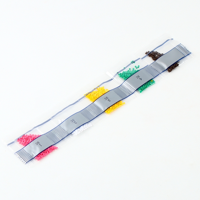 Алмазная вышивка «Маки», 13,7 × 18,3 см, картон, с частичным заполнением