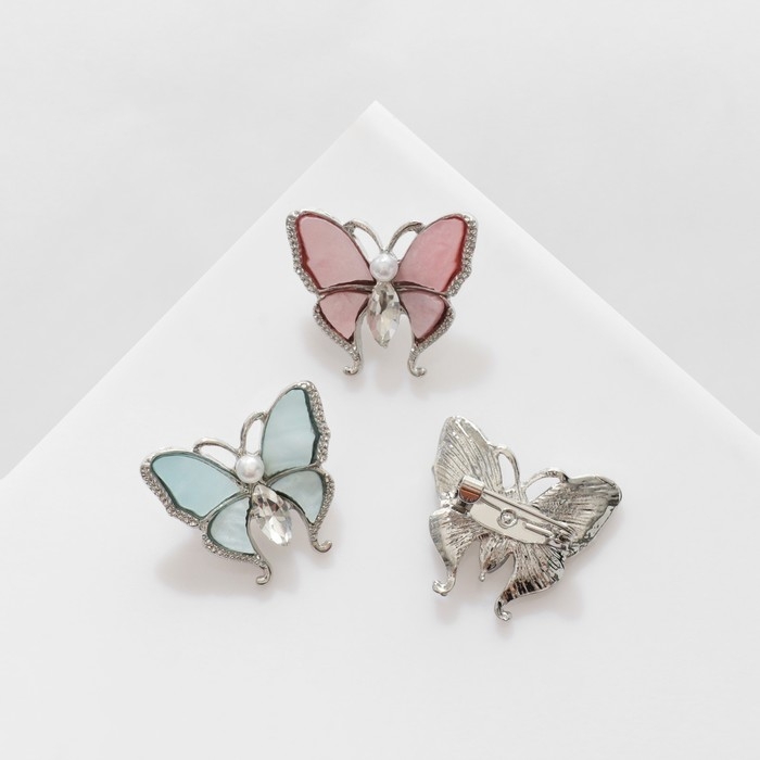 Брошь «Бабочка» эстетичная, цвет МИКС (неделимая фас. 12шт, цена за шт) Брошь «Бабочка» эстетичная, цвет МИКС (неделимая фас. 12шт, цена за шт)