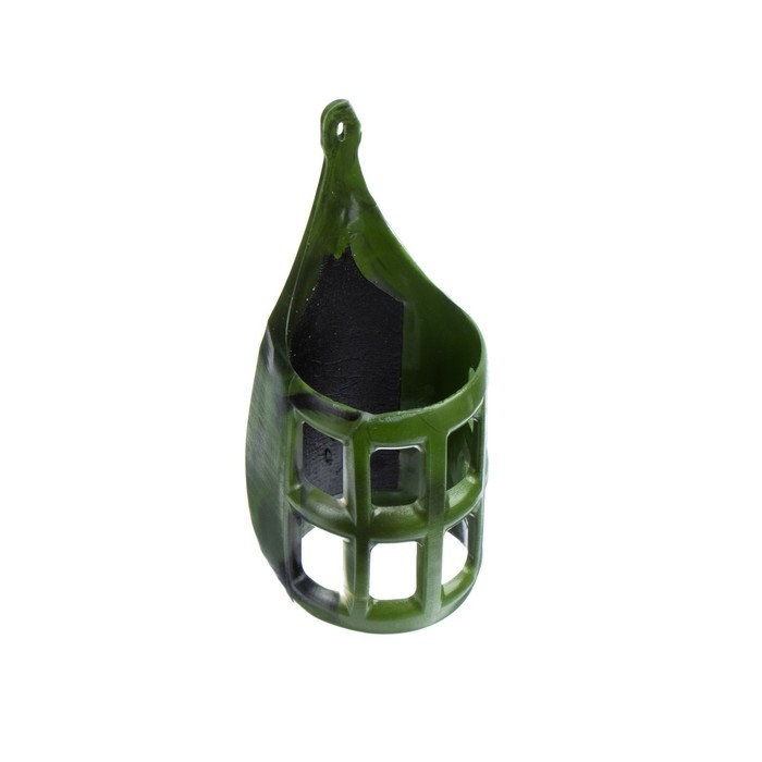 Груз-кормушка пластиковая X-FEEDER PL CAMO CAGE M, цвет камо, 100 г, 40 мл Груз-кормушка пластиковая X-FEEDER PL CAMO CAGE M, цвет камо, 100 г, 40 мл