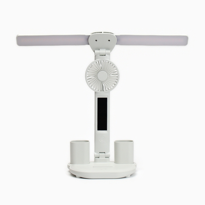 Часы - лампа электронные: календарь, термометр, органайзер, вентилятор, 7 Вт, 3 режима, USB Часы - лампа электронные: календарь, термометр, органайзер, вентилятор, 7 Вт, 3 режима, USB