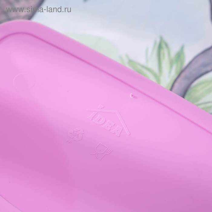 Бутербродница IDEA &laquo;Единорог&raquo;, цвет розовый