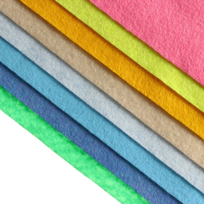 Фетр цветной набор, толщина-2 мм, формат А4, мягкий, 8 листов, 8 цветов, пастельные цвета Фетр цветной набор, толщина-2 мм, формат А4, мягкий, 8 листов, 8 цветов, пастельные цвета