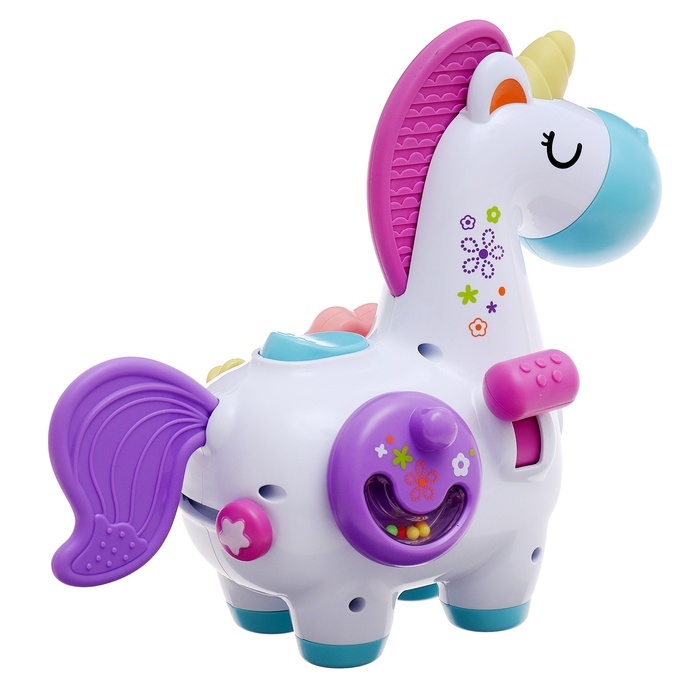 Развивающая игрушка «Единорожка», звуковые эффекты Развивающая игрушка «Единорожка», звуковые эффекты