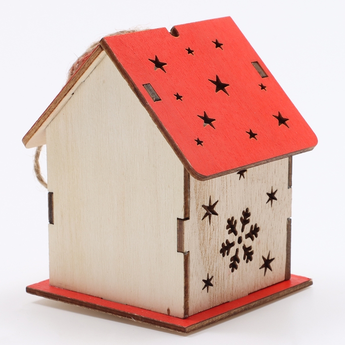 Декор с подсветкой &laquo;Волшебный дом&raquo;, 6,5 &times; 6,5 &times; 8,5 см