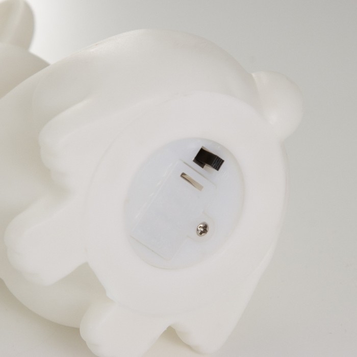 Ночник Ночник "Зайчонок" LED от батареек 3хLR44 белый 8х11х14 см