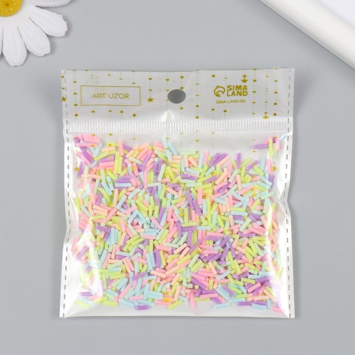 Декор для творчества пластик Декор для творчества пластик "Конфетти. Пастила" набор 20 гр