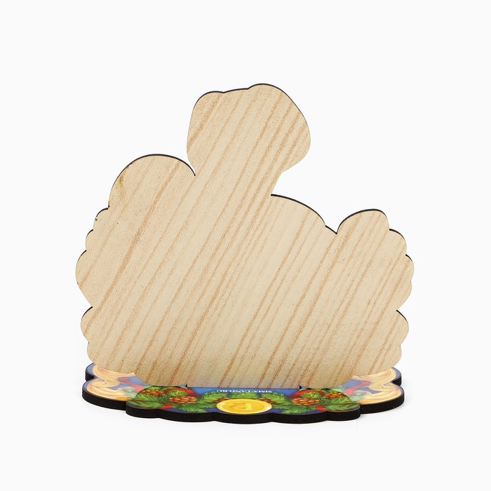 Оберег новогодний на подставке «С Новым годом», монетка, 10 х 8,1 см. Оберег новогодний на подставке «С Новым годом», монетка, 10 х 8,1 см.