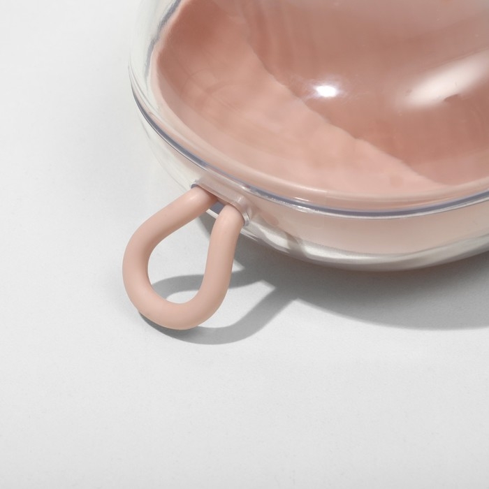 Подставка для украшений «Шкатулка портативная» 3 ячейки, 7 полос, 15×8×5 см, цвет розовый Подставка для украшений «Шкатулка портативная» 3 ячейки, 7 полос, 15×8×5 см, цвет розовый