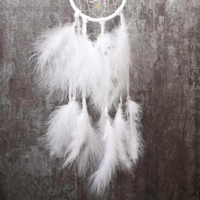 Ловец снов Ловец снов "Паутинка с жемчужинами" d=11 см МИКС 40 см